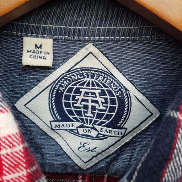 Amongst Friends NYC Plaid Button Down - Picture 2 of 5